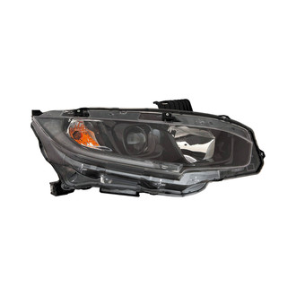 Pacific Best® - Passenger Side Replacement Headlight (Standard Line)