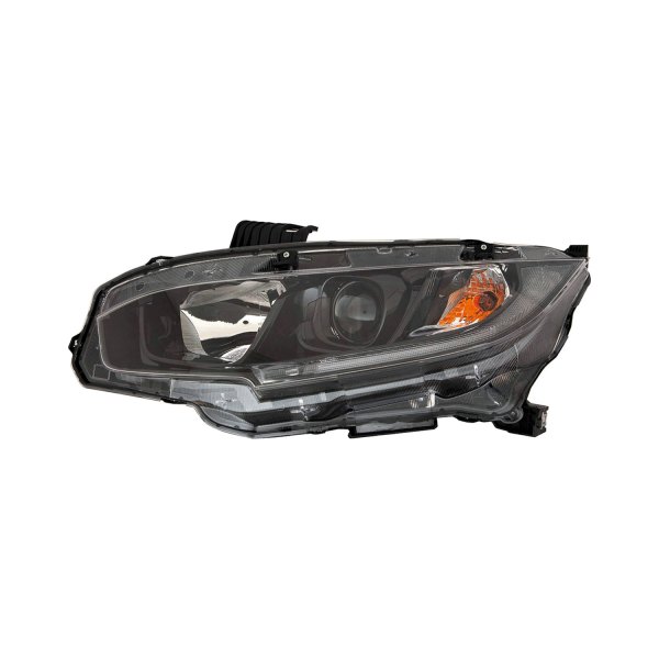 Pacific Best® - Driver Side Replacement Headlight, Honda Civic