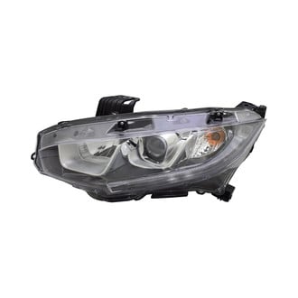 Pacific Best® - Driver Side Replacement Headlight (Standard Line)