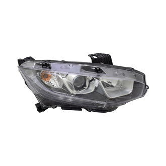 Pacific Best® - Passenger Side Replacement Headlight (CAPA Certified)