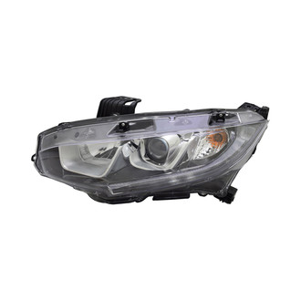 Pacific Best® - Driver Side Replacement Headlight (CAPA Certified)