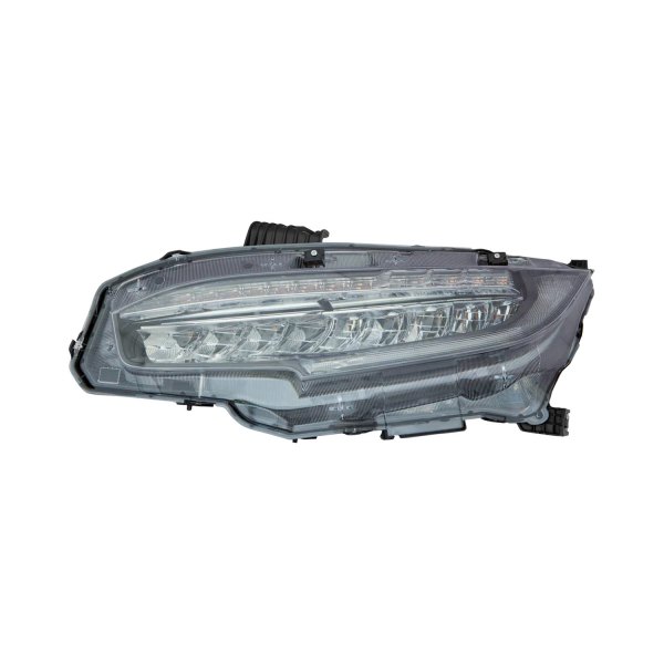 Pacific Best® - Driver Side Replacement Headlight, Honda Civic