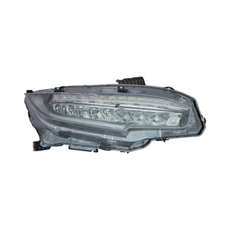 Pacific Best® - Passenger Side Replacement Headlight (CAPA Certified)