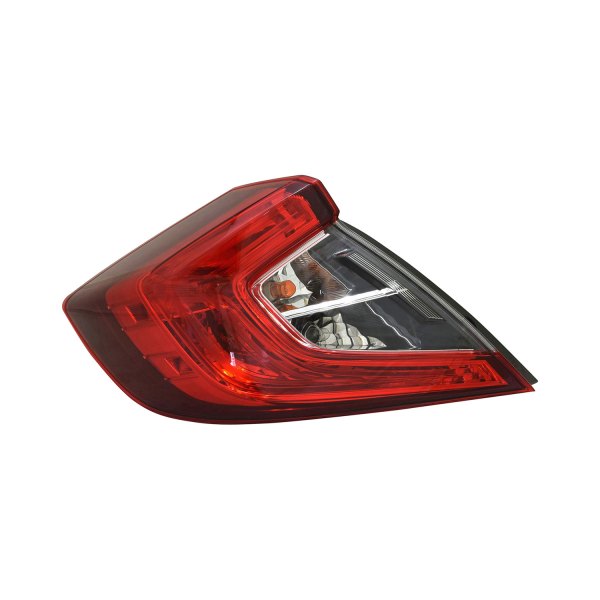 Pacific Best® - Driver Side Outer Replacement Tail Light, Honda Civic