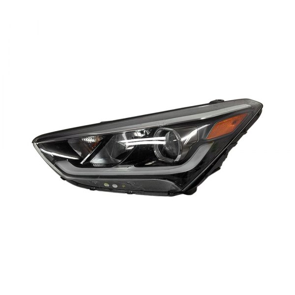 Pacific Best® - Driver Side Replacement Headlight, Hyundai Santa Fe