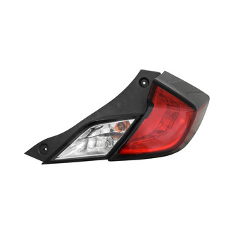 Pacific Best® - Passenger Side Outer Replacement Tail Light (CAPA Certified)