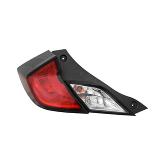 Pacific Best® - Driver Side Outer Replacement Tail Light (CAPA Certified)