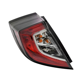 Pacific Best® - Driver Side Outer Replacement Tail Light (CAPA Certified)
