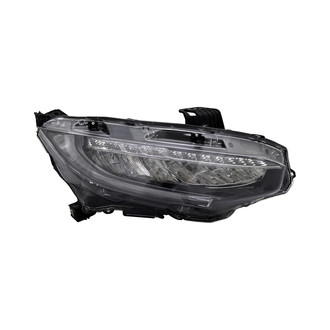 Pacific Best® - Passenger Side Replacement Headlight (Standard Line)