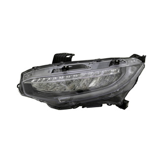 Pacific Best® - Driver Side Replacement Headlight (CAPA Certified)