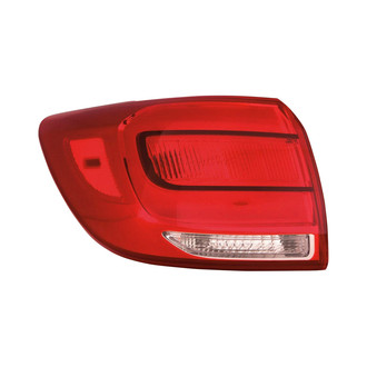 Pacific Best® - Driver Side Outer Replacement Tail Light (CAPA Certified)