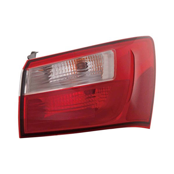 Pacific Best® - Driver Side Outer Replacement Tail Light, Kia Rio