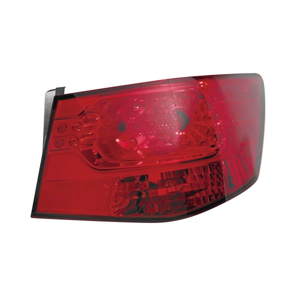 Pacific Best® - Passenger Side Outer Replacement Tail Light, Kia Forte