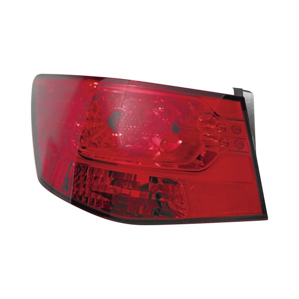 Pacific Best® - Driver Side Outer Replacement Tail Light, Kia Forte