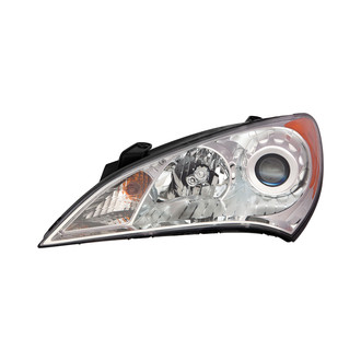 Pacific Best® - Driver Side Replacement Headlight (CAPA Certified)