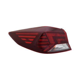 Pacific Best® - Driver Side Outer Replacement Tail Light (CAPA Certified)