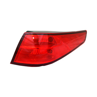 Pacific Best® - Passenger Side Outer Replacement Tail Light (CAPA Certified)