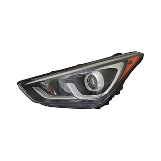 Pacific Best® - Driver Side Replacement Headlight (Standard Line)