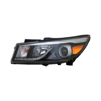 Pacific Best® - Driver Side Replacement Headlight (NSF Certified)