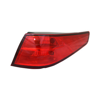 Pacific Best® - Passenger Side Outer Replacement Tail Light (Standard Line)