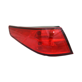 Pacific Best® - Driver Side Outer Replacement Tail Light (Standard Line)