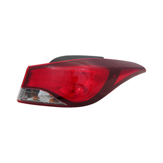 Pacific Best® - Passenger Side Outer Replacement Tail Light (CAPA Certified)