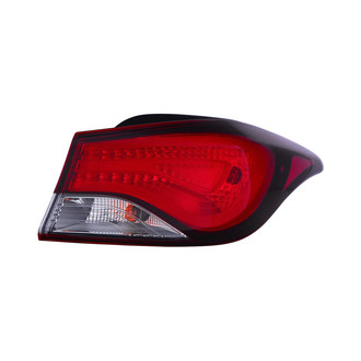 Pacific Best® - Passenger Side Outer Replacement Tail Light (CAPA Certified)
