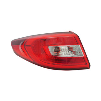 Pacific Best® - Driver Side Outer Replacement Tail Light (CAPA Certified)