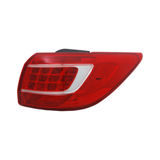 Pacific Best® - Passenger Side Outer Replacement Tail Light (Standard Line)