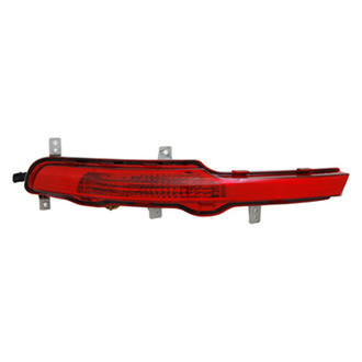 Pacific Best® - Rear Passenger Side Bumper Reflector (CAPA Certified)