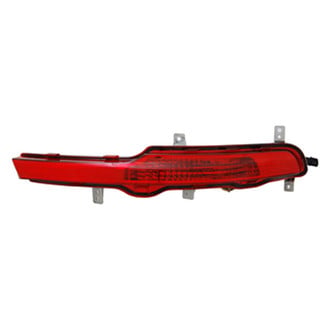 Pacific Best® - Rear Driver Side Bumper Reflector (CAPA Certified)