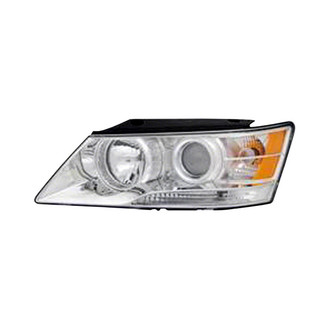 Pacific Best® - Driver Side Replacement Headlight (CAPA Certified)