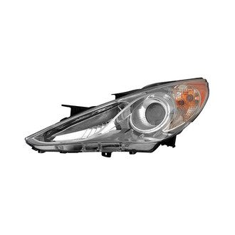 Pacific Best® - Driver Side Replacement Headlight (CAPA Certified)