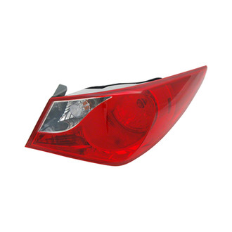 Pacific Best® - Passenger Side Outer Replacement Tail Light (Standard Line)
