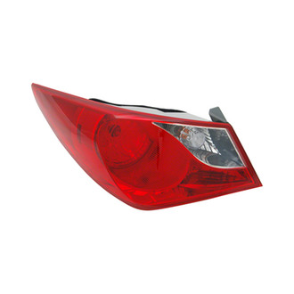Pacific Best® - Driver Side Outer Replacement Tail Light (Standard Line)