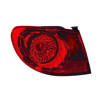 Pacific Best® - Driver Side Outer Replacement Tail Light (Standard Line)