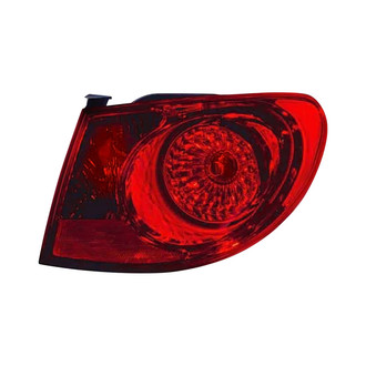 Pacific Best® - Passenger Side Outer Replacement Tail Light (CAPA Certified)