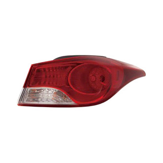 Pacific Best® - Passenger Side Outer Replacement Tail Light (CAPA Certified)