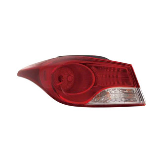 Pacific Best® - Driver Side Outer Replacement Tail Light (Standard Line)
