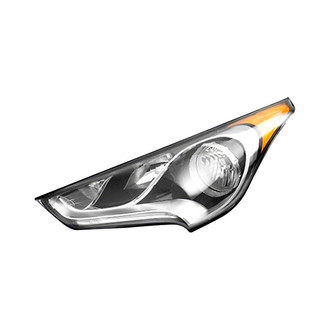 Pacific Best® - Driver Side Replacement Headlight (Standard Line)