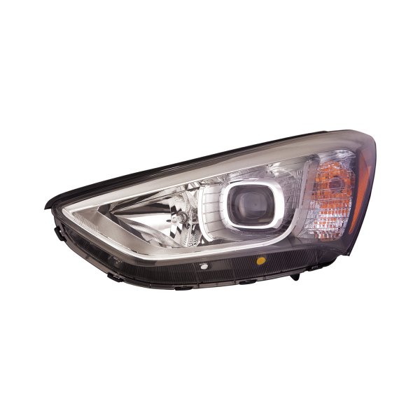 Pacific Best® - Driver Side Replacement Headlight, Hyundai Santa Fe