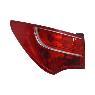 Pacific Best® - Driver Side Outer Replacement Tail Light (Standard Line)