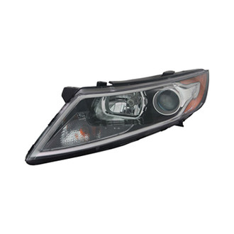 Pacific Best® - Driver Side Replacement Headlight (Standard Line)