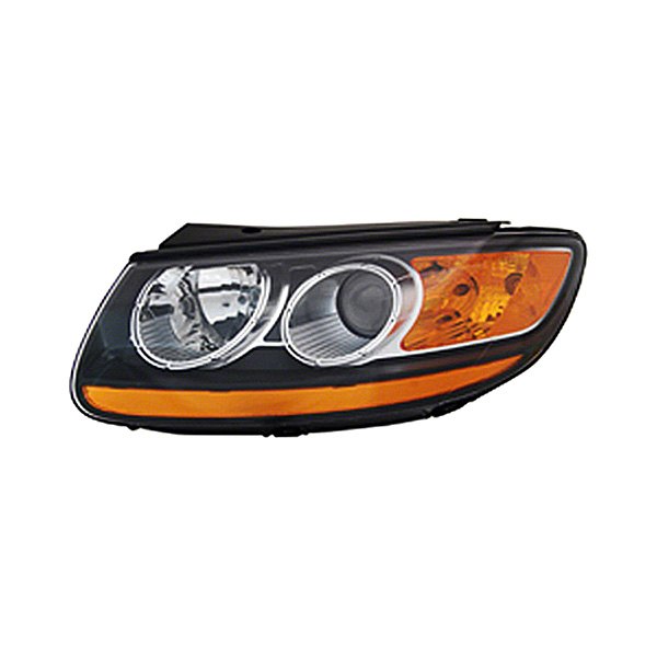 Pacific Best® - Driver Side Replacement Headlight, Hyundai Santa Fe