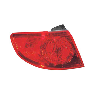 Pacific Best® - Driver Side Outer Replacement Tail Light (Standard Line)