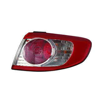 Pacific Best® - Passenger Side Outer Replacement Tail Light (Standard Line)