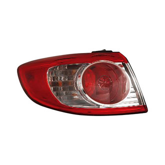 Pacific Best® - Driver Side Outer Replacement Tail Light (CAPA Certified)