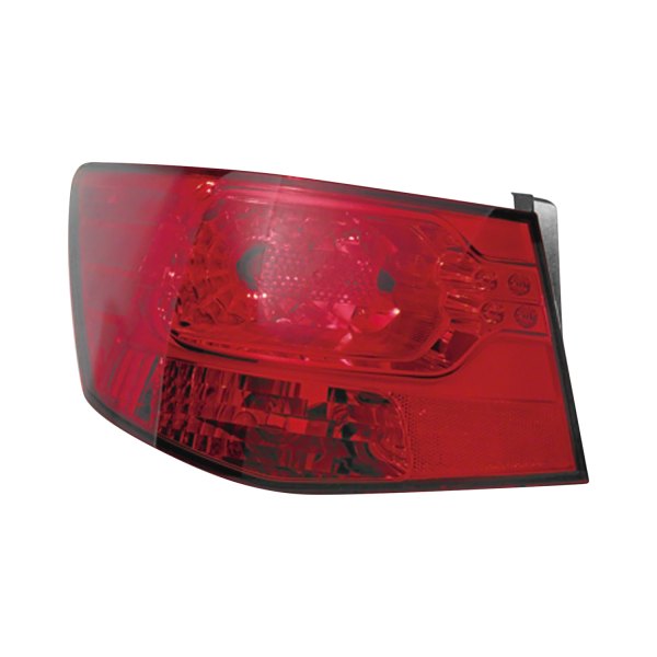 Pacific Best® - Driver Side Outer Replacement Tail Light, Kia Forte