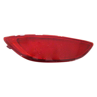 Pacific Best® - Rear Driver Side Bumper Reflector (CAPA Certified)