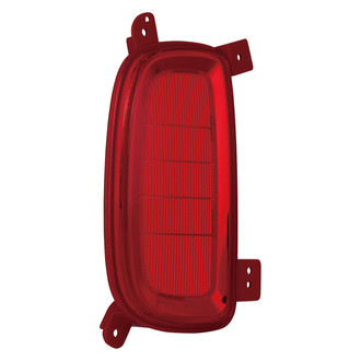 Pacific Best® - Rear Driver Side Bumper Reflector (CAPA Certified)